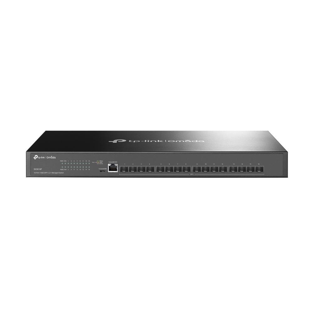 Tp-link omada sx3016f switch di rete gestito l2+/l3 nero - Immagine 2