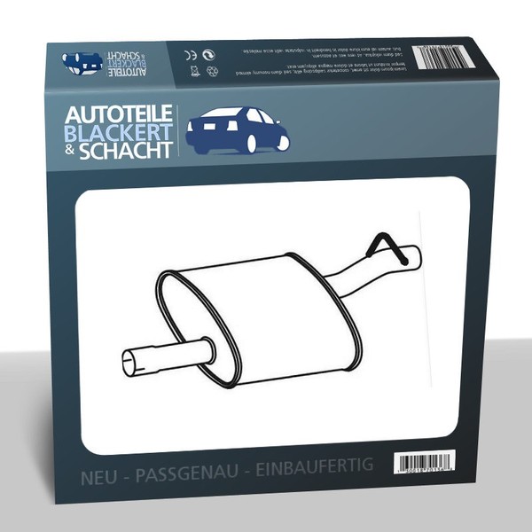 Auspuff Mitteltopf für Dacia Duster 1.5Dci 4X4 08/13--image