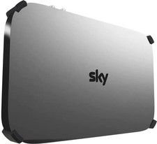 Sky Q Box Wall Mount Bracket (LATEST 2TB MODEL) - Made In UK Plastic, Black 