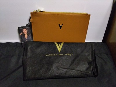 VANESSA WILLIAMS Clutch Shoulder Purse Bag Built in Wallet  Lush Collection 