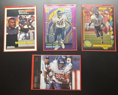 Topps Upper Deck NFL Chicago Bears Perry Robinson Carrier Briggs 4-Card Lot