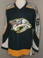 Shea Weber Nashville Predators Blue & Silver "2005-07 Throwback" CCM NHL Jersey