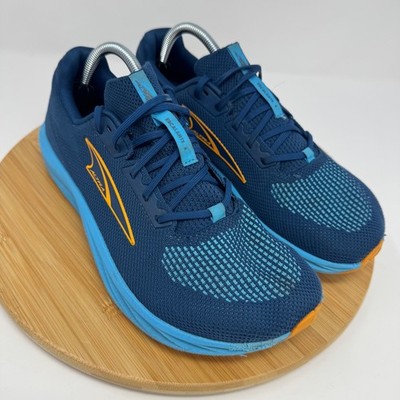 Altra Escalante 4 Mens Running Shoes Navy Orange M9 AL0A85NP441 Zero Drop Knit