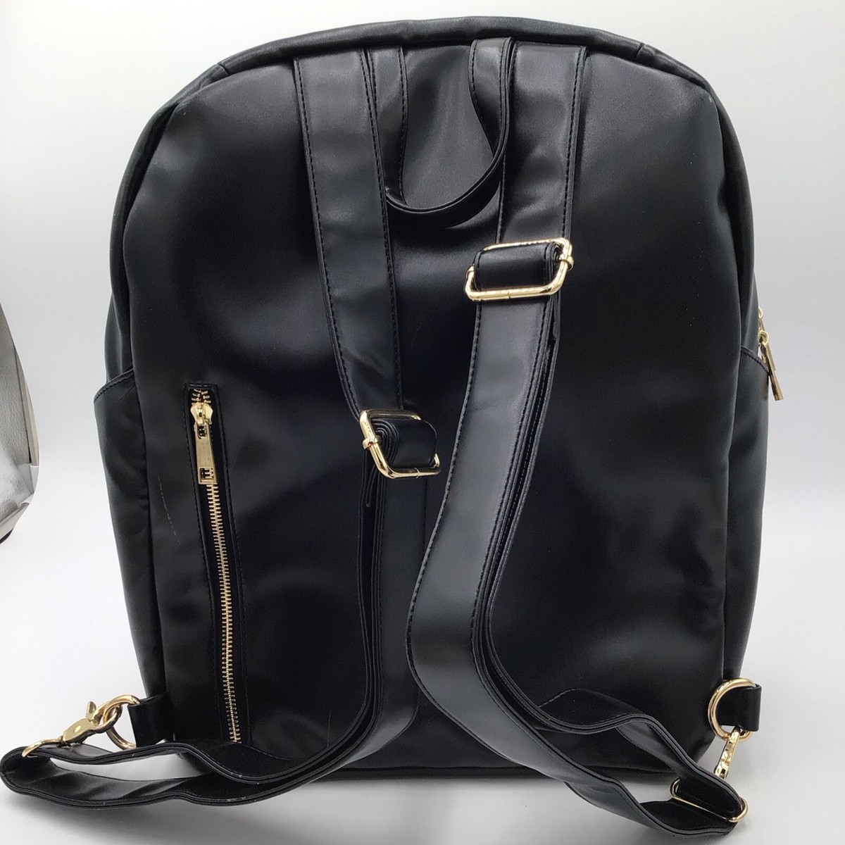 SAGE & HARPER Handmade Raven Black Vegan Leather Multi 