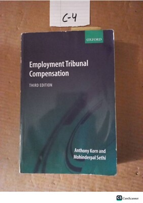 Employment Tribunal Compensation 3rd Ed By Anthony Korn And Mohinderpal Sethi