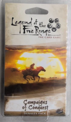 L5R LEGEND OF THE FIVE RINGS CARD GAME DYNASTY PACK ~ CAMPAIGNS OF CONQUEST