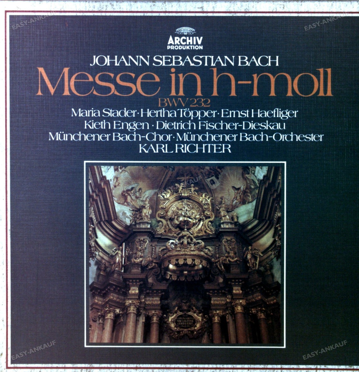 Bach, Richter, Stader, Fischer-Dieskau - Messe In H-moll BWV