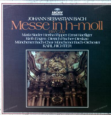 LP BACH  HOHE MESSE IN H-MOLL 3枚組 ETERNA LP BACH HOHE MESSE IN H-MOLL 3枚組 ETERNA
