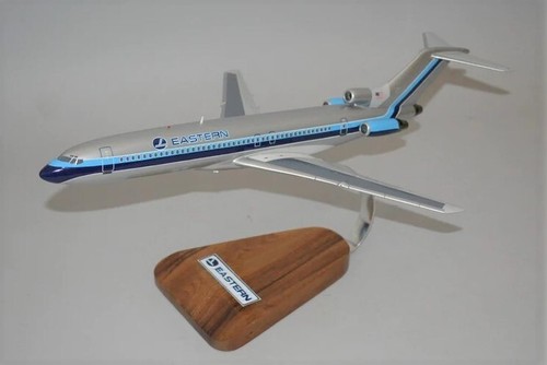 Eastern Airlines Boeing 727-200 Silver Desk Top Display Model 1/100 SC Airplane - Picture 8 of 9