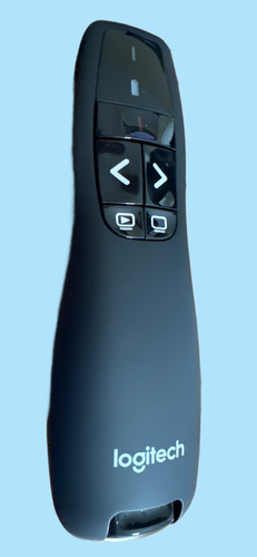 Logitech Wireless Presenter R400, Wireless Presentation Remote Clicker Laser poi