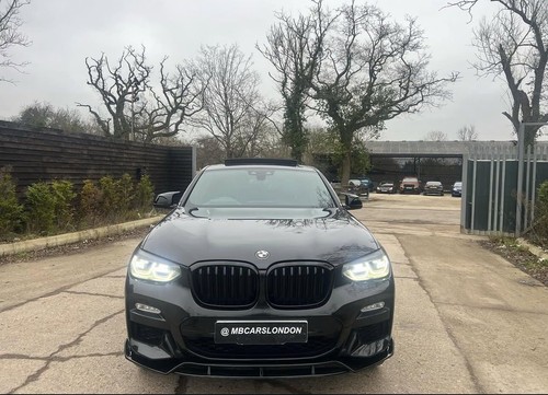 BMW X4 G02 BODYKIT M PERFORMANCE STYLE G02 BODYKIT X4 GLOSS BLACK 2018+ - Picture 4 of 5