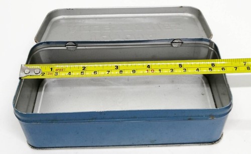 TOYOTA ACCESSORIES CASE Metal Retro Empty Can Antique Vintage Tool Box - Picture 11 of 11