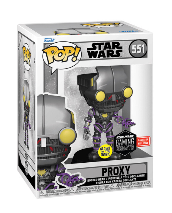 Sale Funko Pop! Vinyl: Star Wars - Proxy (Glows In The Dark) - Gamestop (Gs)...