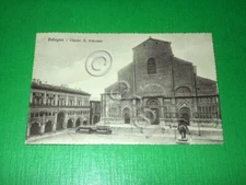 Postcard Bologna - Church of S. Petronio 1913.