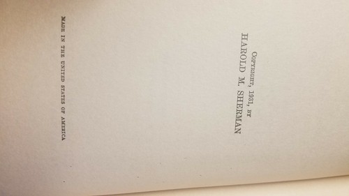 Goal to Go by Harold M. Sherman. Antiquarian/Vintage 1931. Football Youth - Imagen 7 de 7