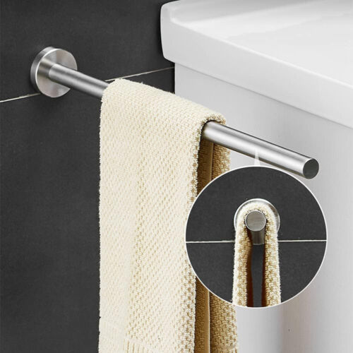 Towel Rail Towel Holder Stainless Steel Wall Mounted Brushed 40cm - Picture 2 of 5
