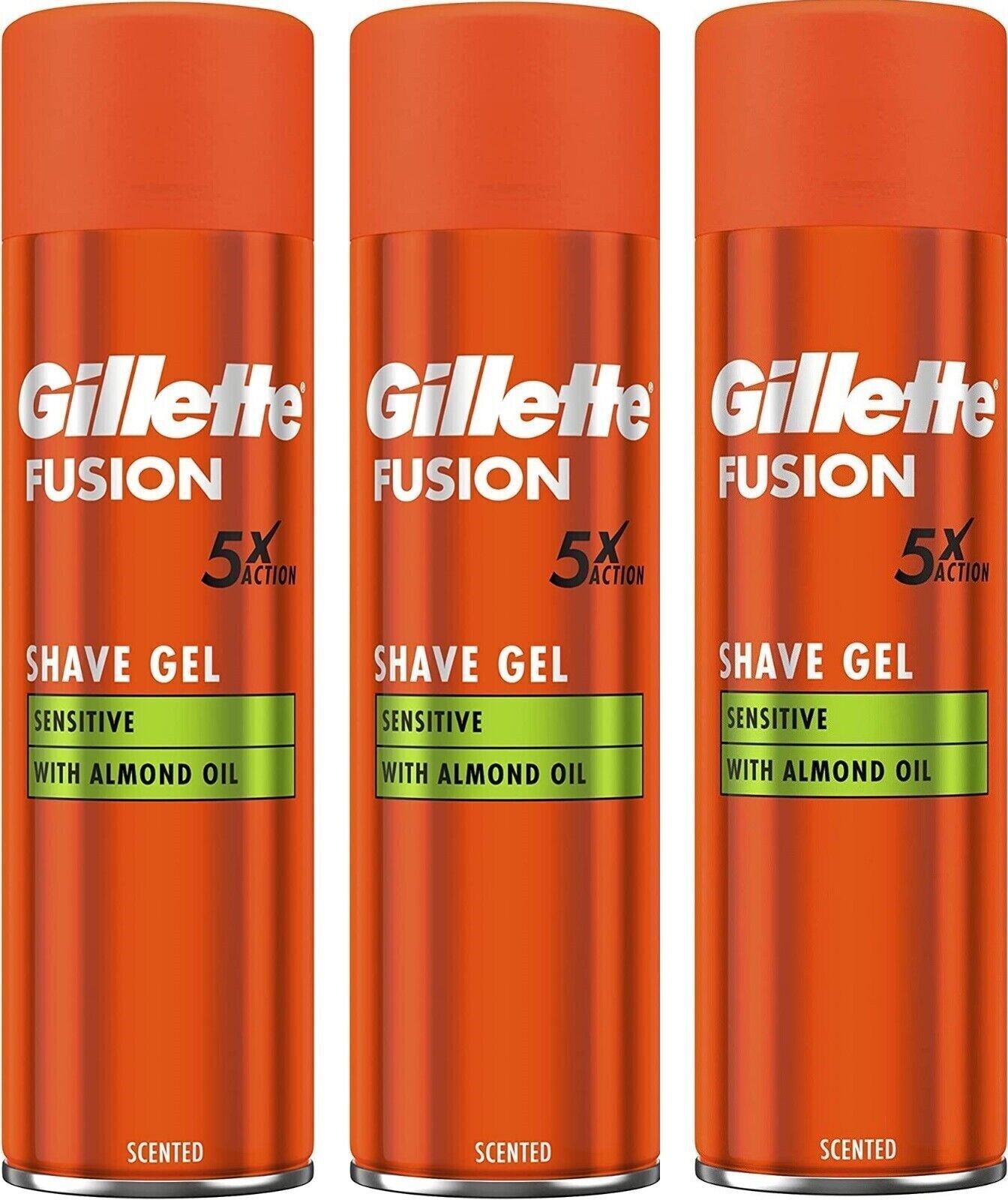 Gillette Fusion 5 Ultra Sensitive Men's Shaving Gel 200ml eBay