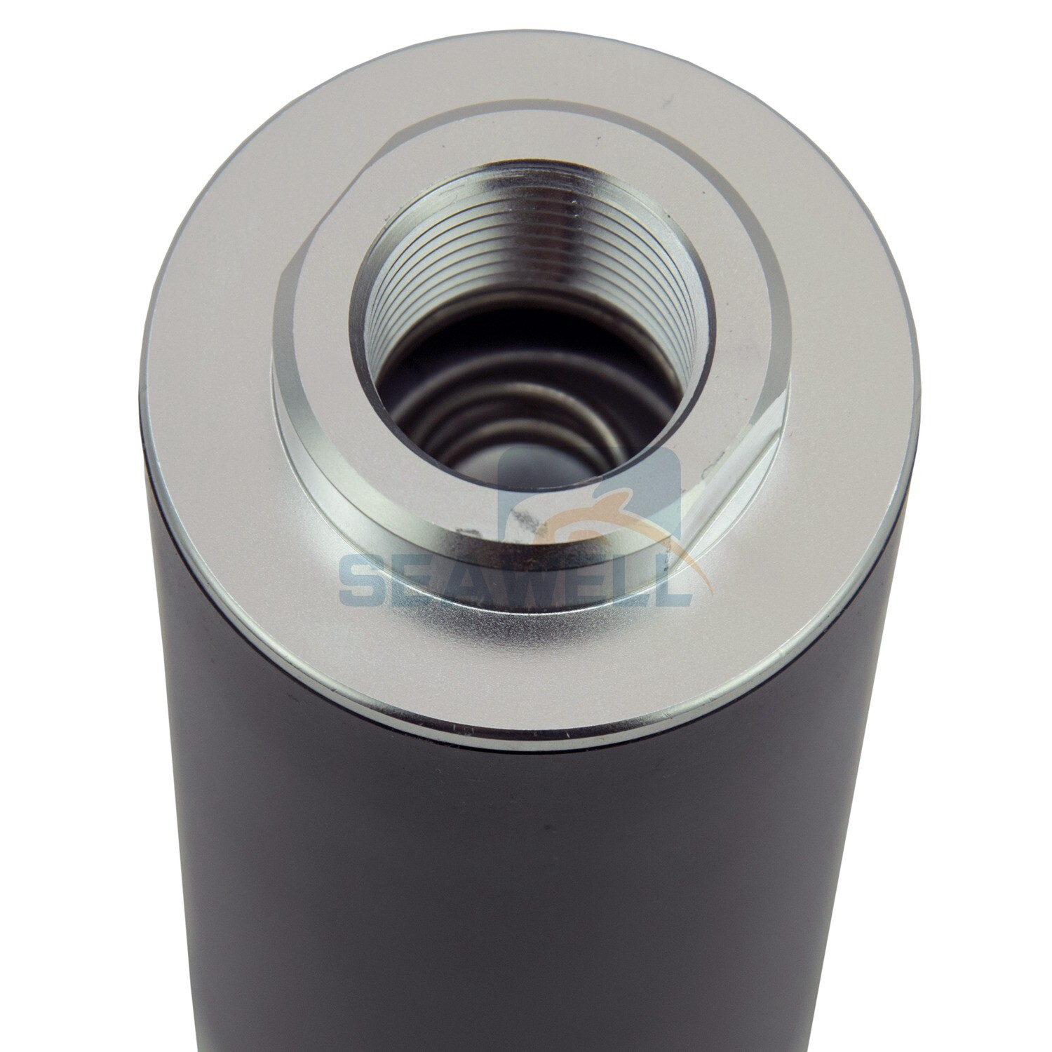 High Flow Inline Fuel Filter 100 Micron Cleanable 6AN 8AN 10AN Adapter