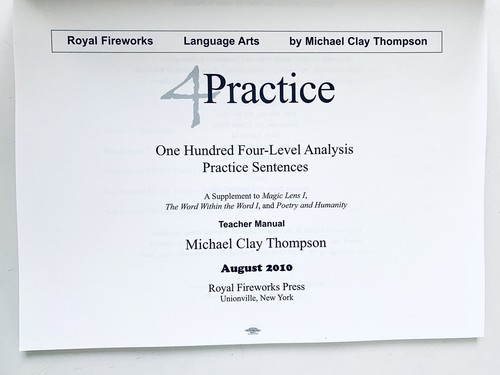 4Practice ~TEACHER MANUAL~Michael Clay Thompson~Royal Fireworks Press Homeschool - Picture 3 of 5