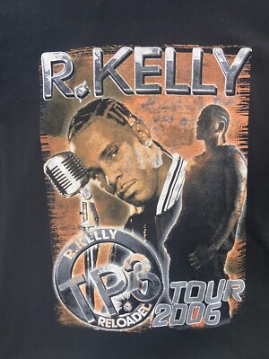 R. KELLY TP3 RELOADED B2サイズ ポスター Vintage 2006 R Kelly TP3 Reloaded Tour Hip-Hop T-Shirt Size Large