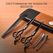 CIICII Hair Cutting Scissors Shears Set, Professional Hairdressing Scissors K...