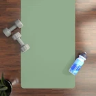 Rubber Yoga Mat - Soft Green