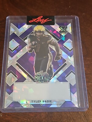 tyler badie 1/1 card one of one out 1 Missouri tigers new orleans saints nfl