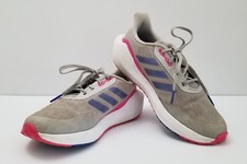 Adidas Big Kids EQ21 Run Running Shoes Youth Boys Size 4 Gray Sneakers H01871