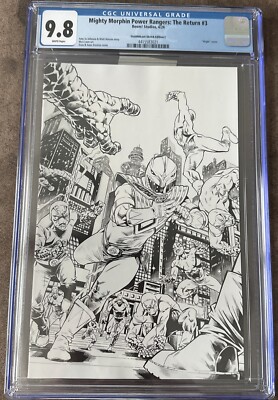 MIGHTY MORPHIN POWER RANGERS: THE RETURN #3 BOOM! Stashhhloot Exclusive; CGC 9.8