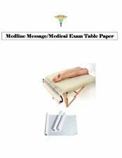 Medline Message/Med Exam Paper 12 Rolls Smooth 225ft / Crepe125ft Assorted Sizes