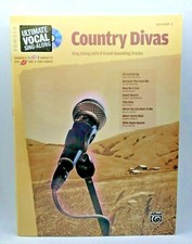 Ultimate Vocal Sing along Book  Country Divas Female Voice Book & Enhanced Cd