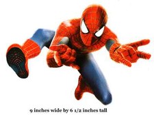9" Spider-Man Peel Stick Decal Amazing Spiderman Wall Sticker Marvel Comics Art
