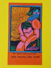 Billet The DOOrS ProcoL Harum BG93 BiLL Graham FiLLmore samedi 1967
