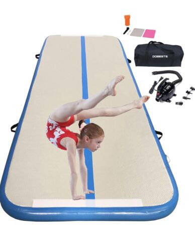 Brand New In Box Air Track Gymnastics, Tumbling Mat, 10 ft Blue With Pump