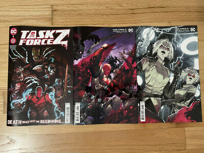 Task Force Z1 SET: 💀 TASK FORCE Z #1 (2021) THREE COVERS A, B & D 1:25 DC COMICS | eBay