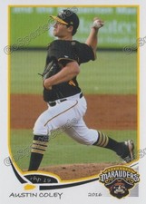 2016 Bradenton Marauders Austin Coley RC Rookie Pittsburgh Pirates