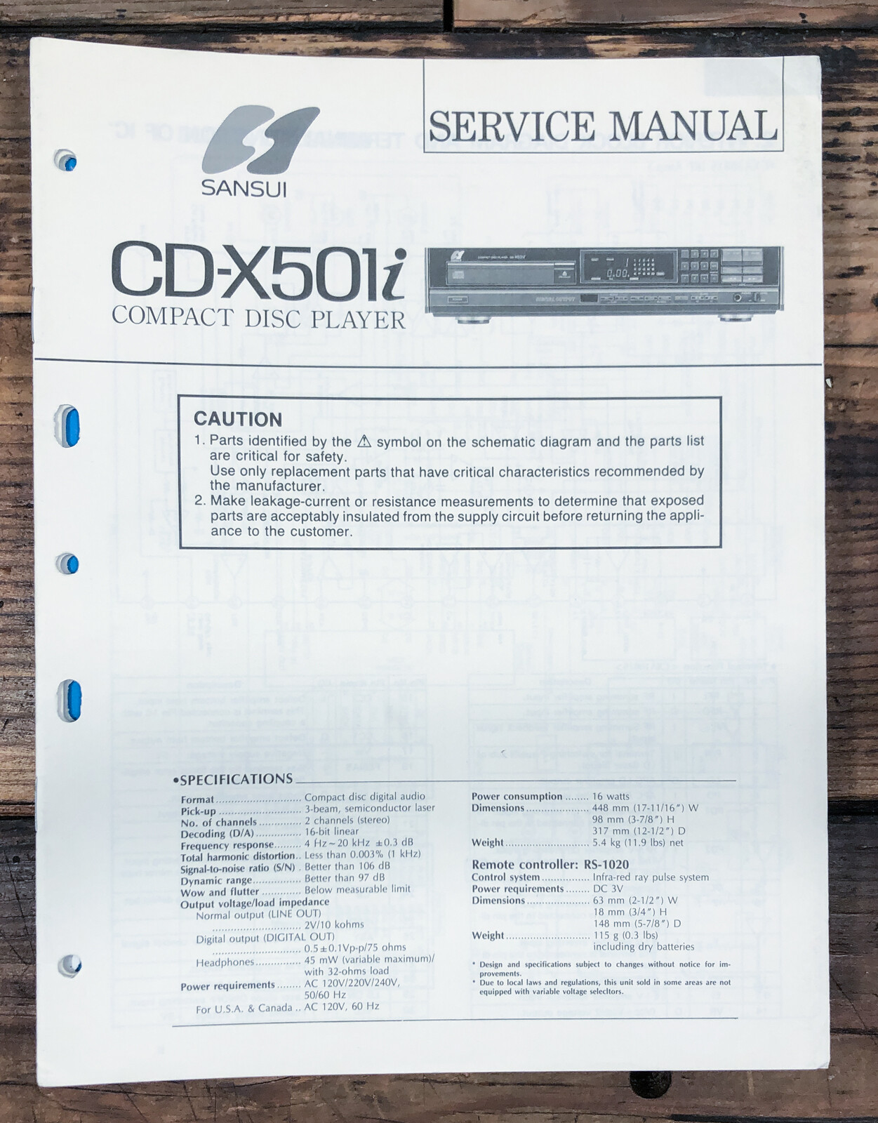 Service Manual *original*