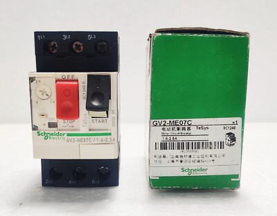 Schneider Electric GV2-ME07C/1.6-2.5A Motor Circuit Breaker