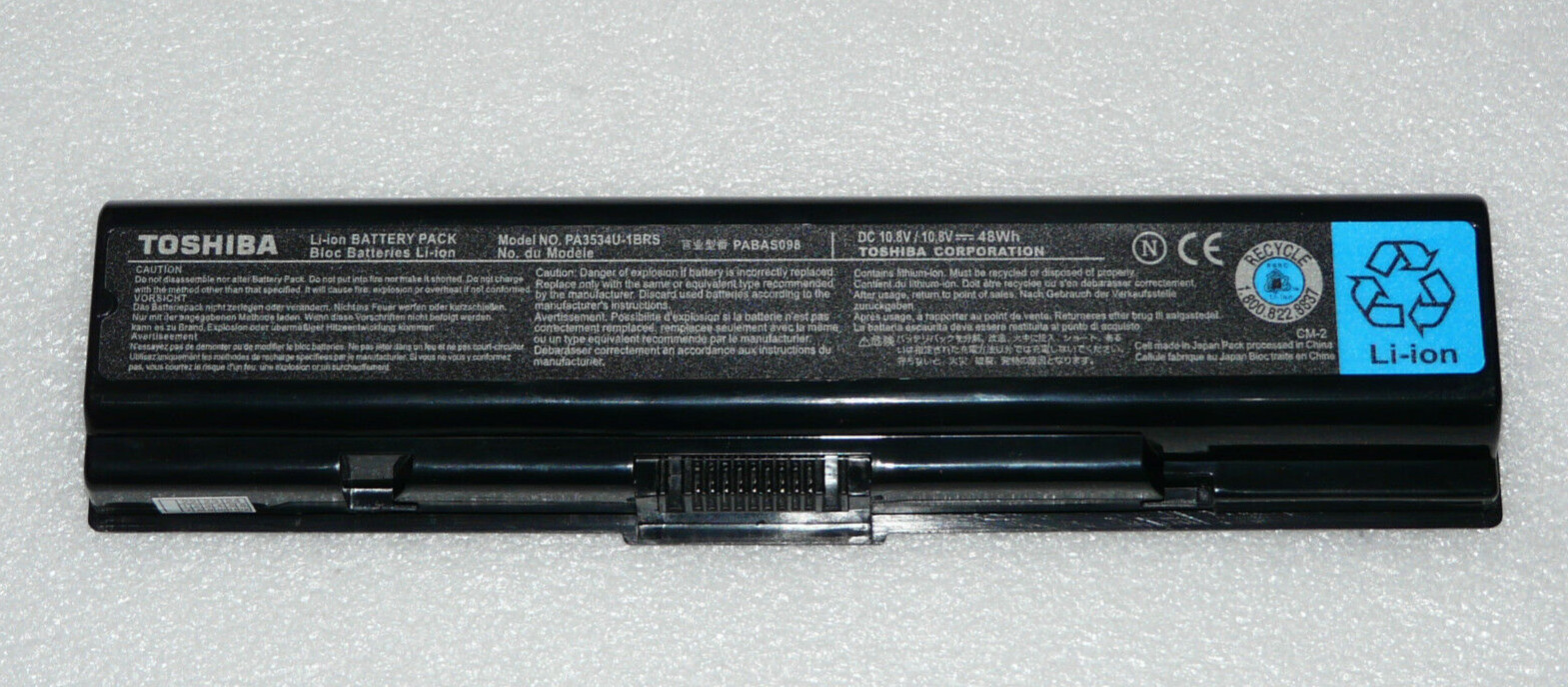 New Toshiba Satellite A300 A200 L300D L450 L500 Battery PA3534U-1BAS PABAS098