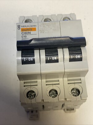 Merlin Gerin Multi 9 C60N Leitungsschutzschalter | 3-polig | 10A (24282)