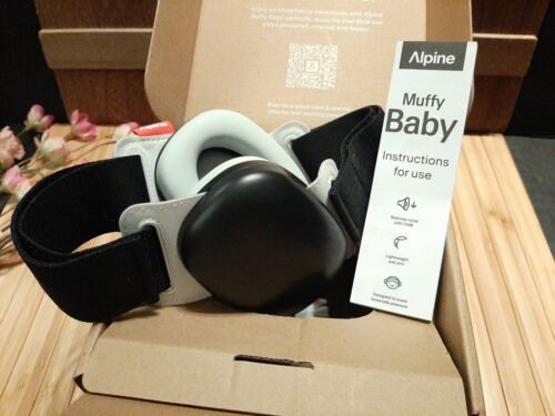 Alpine Muffy MB2 Baby Ear Muffs Noise Protection 18DB SNR 23DB Gray ~ Small NOB