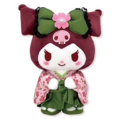 Sanrio Figuren Plüschtier S Matcha Kimono Serie Kuromi Maccha Puppe Gefüllte