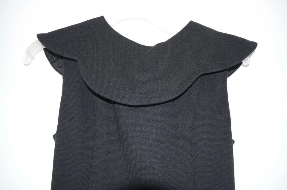 Vestido vintage años 5060 hecho en Unión mod cuello festoneado, talla XS/S. sin mangas Foto 2 de 4