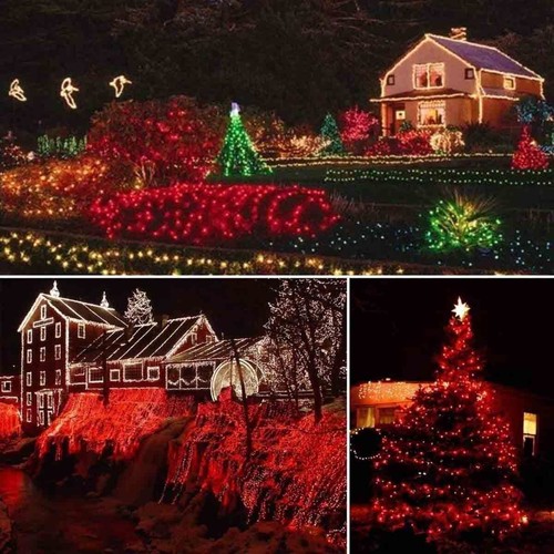 100 200 LED Solar Fairy String Lights Party Christmas Tree Outdoor Garden Decor - Picture 23 of 36