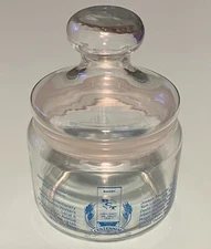 Vintage 1986 BCT Workers Union Centennial Glass Candy Jar. Excellent Condition.