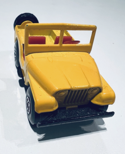 Vintage Matchbox Lesney No.72 Jeep gelb + rote Blende ohne Verpackung Top Zustand - Bild 6 von 11