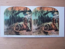 Stereo View Stereoscopic - Printed Image - Military Naval Army Soldiers WW1