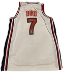 Larry Bird Signed USA Basketball Jersey #7 BAS Autograph Custom XL