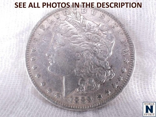 NobleSpirit (JL) Excellent 1889 Morgan Silver Dollar XF Extremely Fine / AU