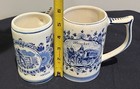 Bundle of 2 Delft Blue Hand Painted Beer Mugs Holland 1 Heineken 1 Stella Artois — photo 9